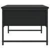 Musta sohvapöytä Kirby 101x49x39,5cm (puinen)