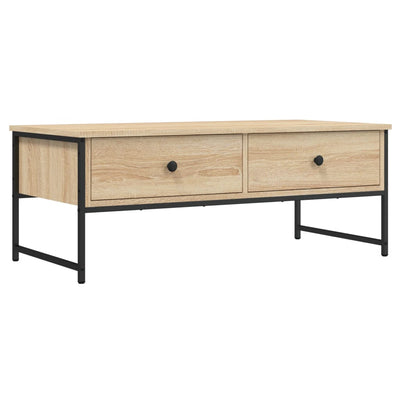 Sohvapöytä Sonoma-tammi 101x49x39,5 cm tekninen puu