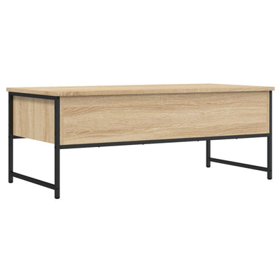 Sohvapöytä Sonoma-tammi 101x49x39,5 cm tekninen puu