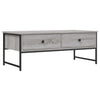 Sohvapöytä harmaa Sonoma 101x49x39,5 cm tekninen puu