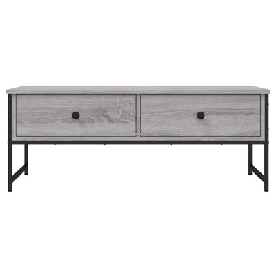 Sohvapöytä harmaa Sonoma 101x49x39,5 cm tekninen puu