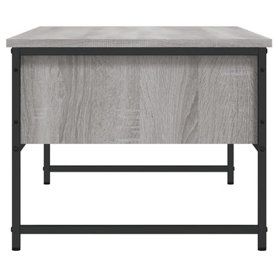 Sohvapöytä harmaa Sonoma 101x49x39,5 cm tekninen puu