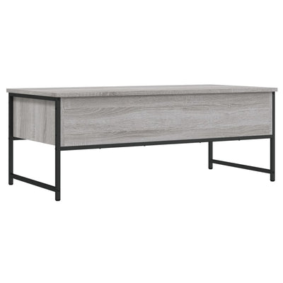 Sohvapöytä harmaa Sonoma 101x49x39,5 cm tekninen puu