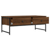 Sohvapöytä ruskea tammi 101x49x39,5 cm tekninen puu