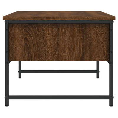 Sohvapöytä ruskea tammi 101x49x39,5 cm tekninen puu