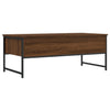 Sohvapöytä ruskea tammi 101x49x39,5 cm tekninen puu