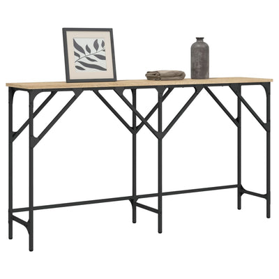 Konsolipöytä Sonoma-tammi 140x29x75 cm tekninen puu