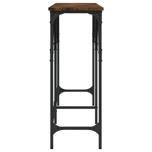 Konsolipöytä savutammi 180x29x75 cm tekninen puu