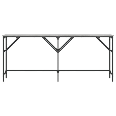 Harmaa konsolipöytä Coruta 180x29x75cm (puinen)