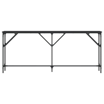 Musta konsolipöytä Antenia 180x23x75cm (puinen)