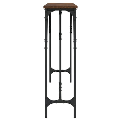 Ruskea konsolipöytä Antenia 180x23x75cm (puinen)