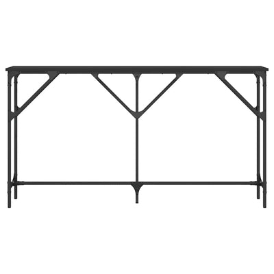 Musta konsolipöytä Antenia 140x23x75cm (puinen)