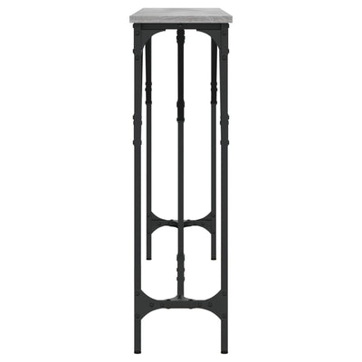 Harmaa konsolipöytä Antenia 140x23x75cm (puinen)