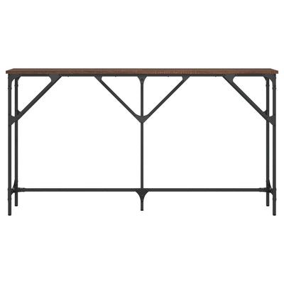 Ruskea konsolipöytä Antenia 140x23x75cm (puinen)