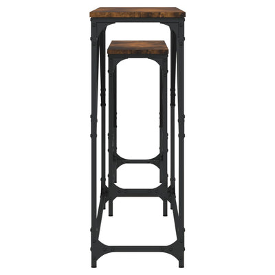 Sarjakonsolipöydät Susie (2 kpl savutammi puinen)