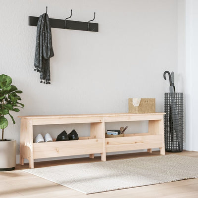 Eteisen penkki 160x28x45 cm täyspuu mänty