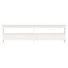 Eteisen penkki valkoinen 160x28x45 cm täysi mänty