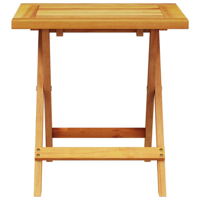 Aurinkotuoli pehmusteella ja pöydällä Dusea (akasiapuu)