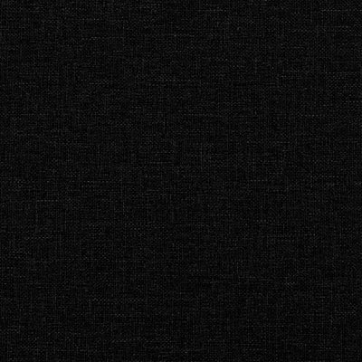 Musta hierova nojatuoli Oas (kangas)