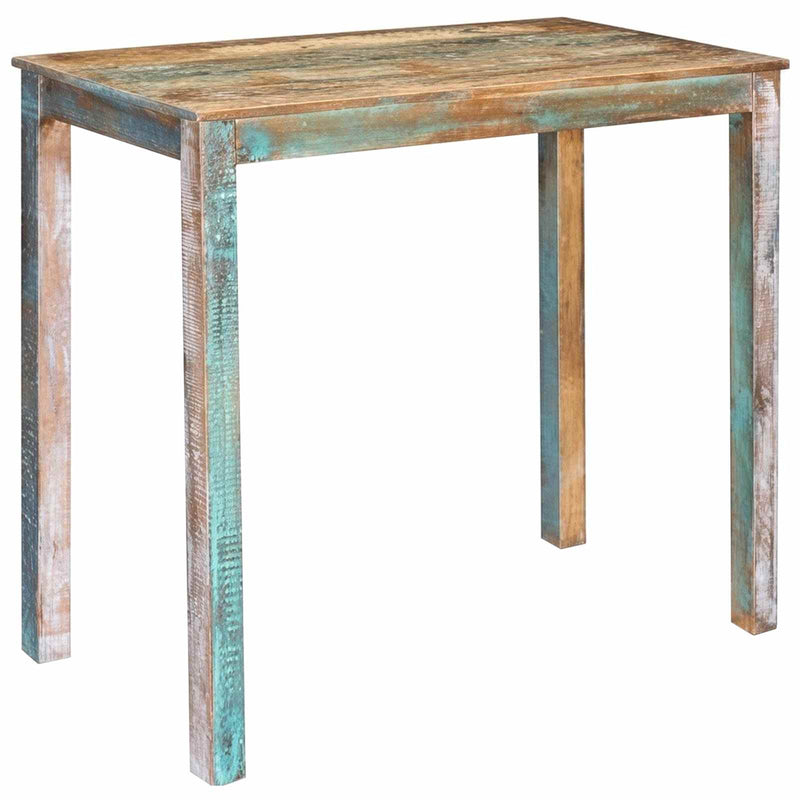 Baaripöytä 110 x 55 x 100 cm Kiinteä kierrätetty puu