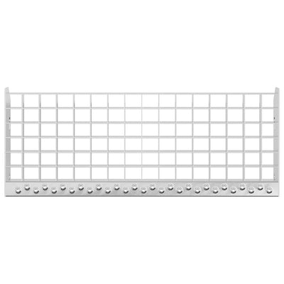 Galvanoitu ritiläporras Tran 60x24x7cm (teräs)