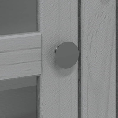 Kaappi BODO harmaa 115,5x43x200,5 cm täysi mänty