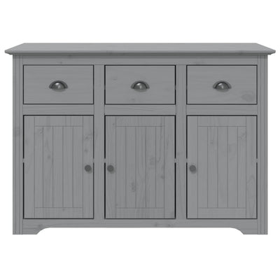 Kaappi BODO harmaa 115,5x43x200,5 cm täysi mänty