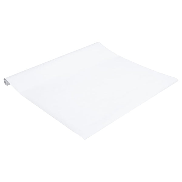 Itsekiinnittyvät kalustetarrat matta valkoinen 90x500 cm PVC