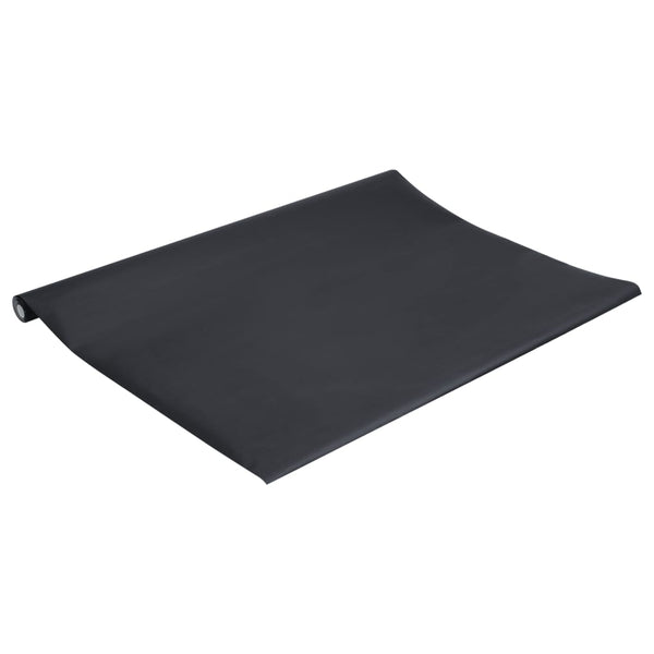 Itsekiinnittyvä kalustetarrat matta musta 90x500 cm PVC
