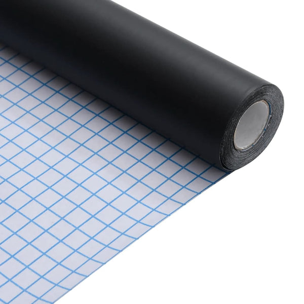 Itsekiinnittyvä kalustetarrat matta musta 90x500 cm PVC
