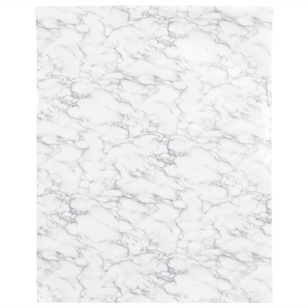 Itsekiinnittyvät kalustetarrat marmorinvalkoinen 90x500 cm PVC