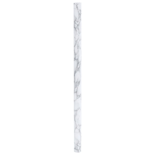 Itsekiinnittyvät kalustetarrat marmorinvalkoinen 90x500 cm PVC