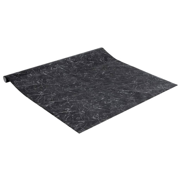 Itsekiinnittyvät kalustetarrat marmori musta 90x500 cm PVC