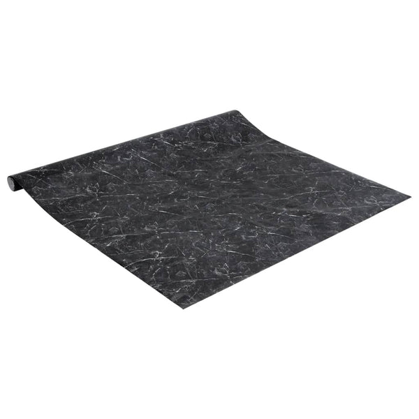 Itsekiinnittyvät kalustetarrat marmori musta 90x500 cm PVC