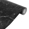 Itsekiinnittyvät kalustetarrat marmori musta 90x500 cm PVC