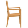 Pinottavat puutarhatuolit Trustsa 56,5x57,5x91 (8 kpl, tiikki)