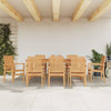 Pinottavat puutarhatuolit Trustsa 56,5x57,5x91 (8 kpl, tiikki)