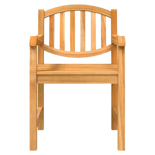 Puutarhatuolit 6 kpl 58x59x88 cm täysi tiikki