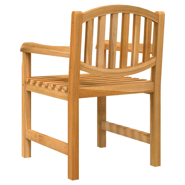 Puutarhatuolit 6 kpl 58x59x88 cm täysi tiikki