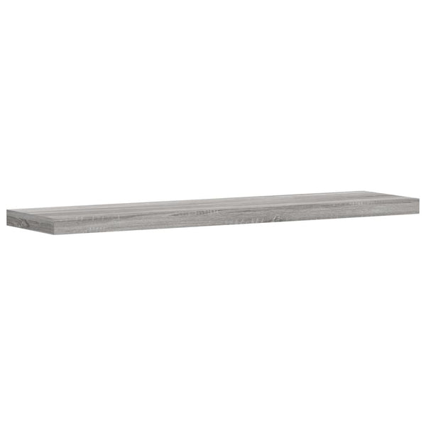 Seinähyllyt 8 kpl harmaa Sonoma 40x10x1,5 cm tekninen puu