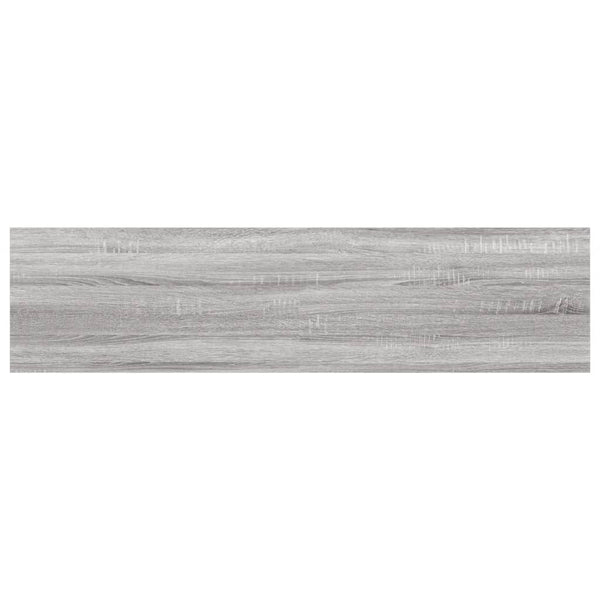 Seinähyllyt 8 kpl harmaa Sonoma 40x10x1,5 cm tekninen puu
