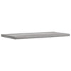 Seinähyllyt 8 kpl harmaa Sonoma 40x20x1,5 cm tekninen puu