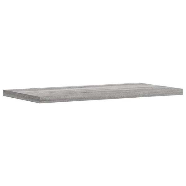 Seinähyllyt 8 kpl harmaa Sonoma 40x20x1,5 cm tekninen puu