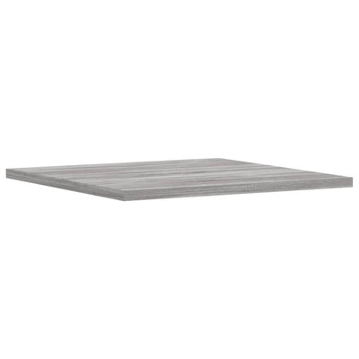 Seinähyllyt 4 kpl harmaa Sonoma 40x40x1,5 cm tekninen puu