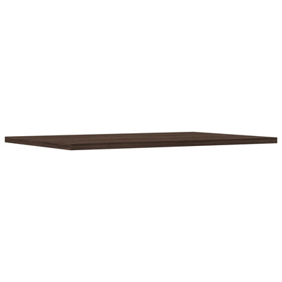Seinähyllyt 4 kpl ruskea tammi 60x40x1,5 cm tekninen puu