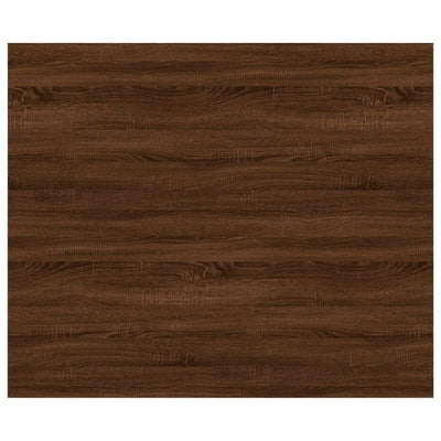 Seinähyllyt 4 kpl ruskea tammi 60x50x1,5 cm tekninen puu