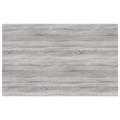 Seinähyllyt 4 kpl harmaa Sonoma 80x50x1,5 cm tekninen puu