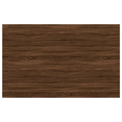 Seinähyllyt 4 kpl ruskea tammi 80x50x1,5 cm tekninen puu