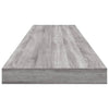 Seinähyllyt 4 kpl harmaa Sonoma 100x10x1,5 cm tekninen puu