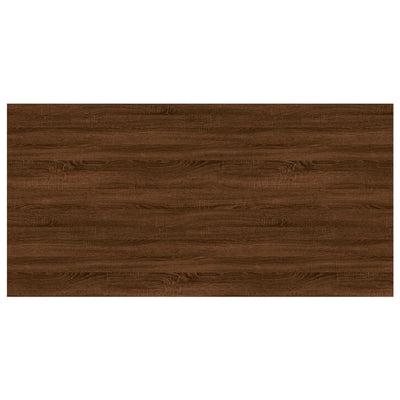 Seinähyllyt 4 kpl ruskea tammi 100x50x1,5 cm tekninen puu